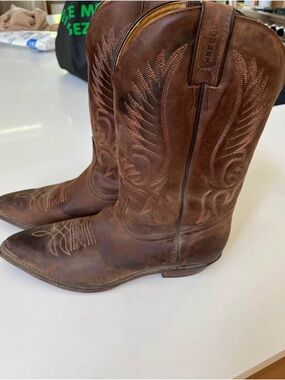 Classic Brown Cowboy Western Boots Boulet